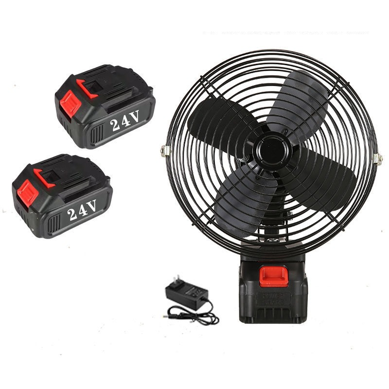 大风力家用户外便携式蓄电池无线台扇 大艺8寸风扇【不含电池】【图片