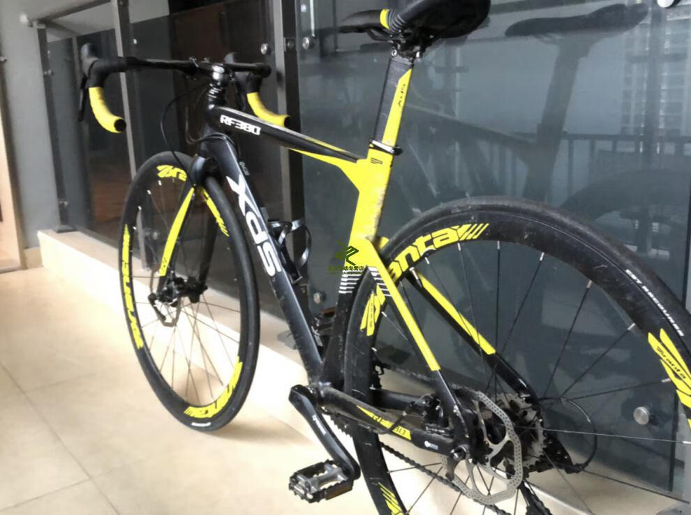 rf380公路车喜德盛rf380弯把变速破风公路车超轻铝合金车架轮组碟刹