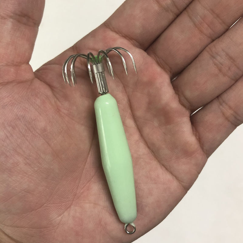 【赛希哲】鱿鱼钩夜光深水荧光夜光钩鱿鱼钩伞钩吹筒钩发光海兔钩八爪