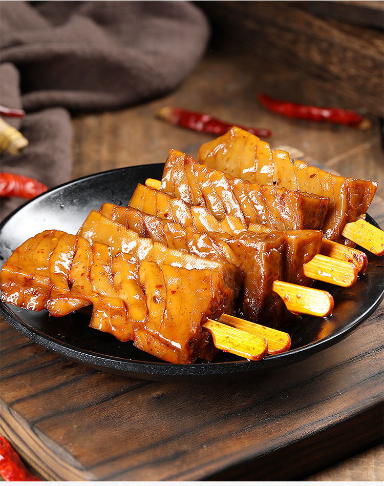兰花串豆腐干武冈批发休闲小零食香辣牛肉味小吃湖南特产卤香干 牛肉