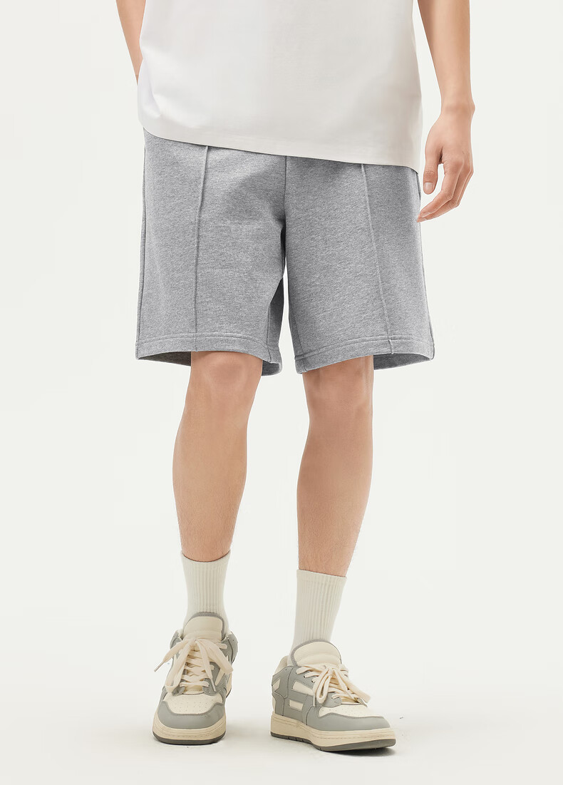 Gxgjeans Men's Split Design Basic Loose Casual Shorts, New Summer 2025 Collection, Black, Size 165/S 9