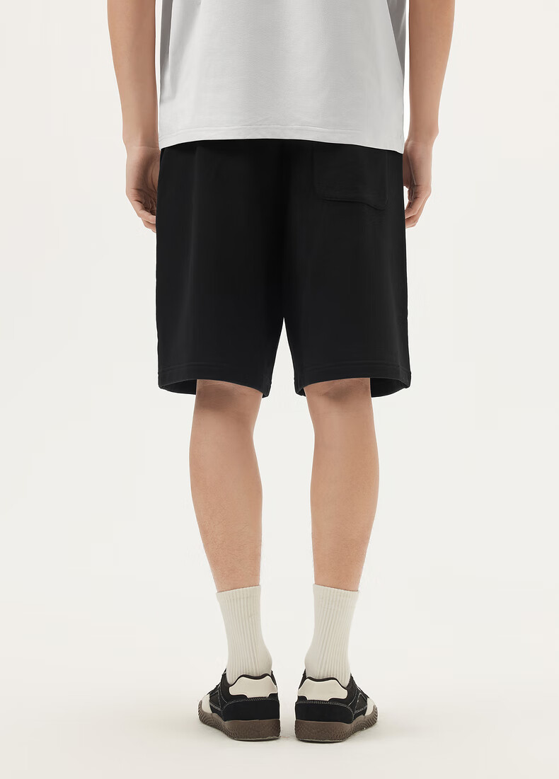 Gxgjeans Men's Split Design Basic Loose Casual Shorts, New Summer 2025 Collection, Black, Size 165/S 5