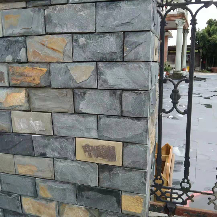 坚悦 蘑菇文化石外墙砖天然青石别墅围墙仿古背景墙面庭院新材料 其他