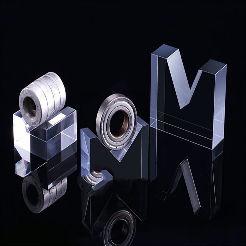 定制适用高透亚克力v槽底座轴承展示托圆形商底托异形方块钻石抛光