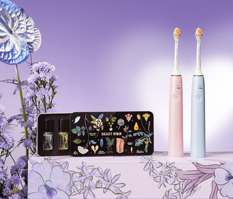 【飞利浦(philips)hx9997】飞利浦(philips) 电动牙刷成人情侣款礼物