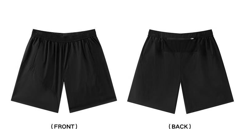 Gxgjeans Men's Basic Loose Straight Casual Shorts 2025 Summer New Black 175/L 10