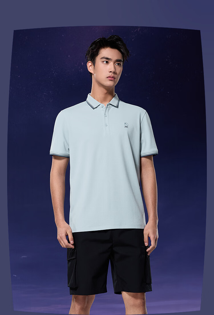 HLAHLA Men's Short Sleeve Three-Body Collaboration Series Cooling Moisture-Wicking Quick-Dry Short Sleeve Shirt Summer 11