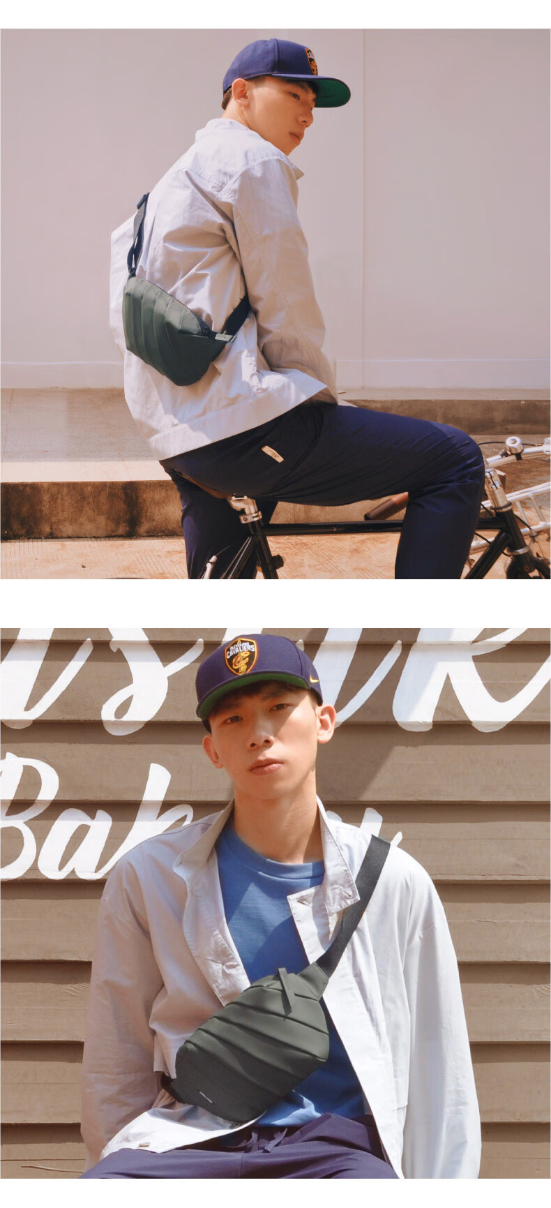 forest腰包urban forest运动胸包腰包男女超火小挎包潮牌休闲男 岩