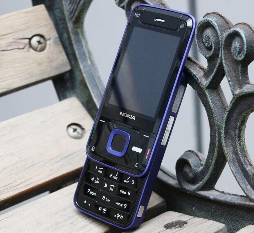 nokia/诺基亚 n81原装 滑盖智能 3g 支持wifibl-6mt手机 蓝色(大陆版)