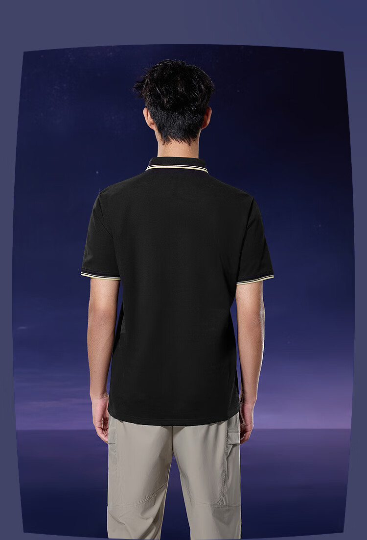 HLAHLA Men's Short Sleeve Three-Body Collaboration Series Cooling Moisture-Wicking Quick-Dry Short Sleeve Shirt Summer 8