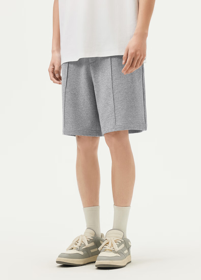 Gxgjeans Men's Split Design Basic Loose Casual Shorts, New Summer 2025 Collection, Black, Size 165/S 8