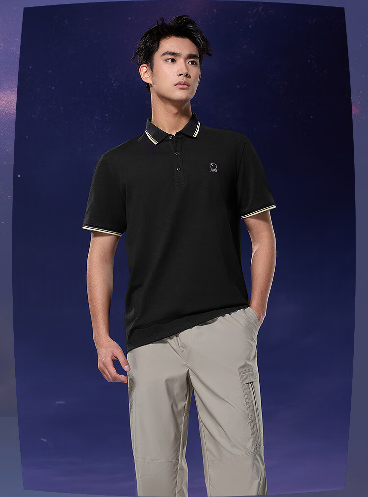 HLAHLA Men's Short Sleeve Three-Body Collaboration Series Cooling Moisture-Wicking Quick-Dry Short Sleeve Shirt Summer 6