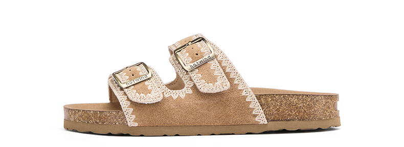 Hotwind Women's Birkenstock Style Summer New Flat Casual Outdoor Lightweight Cork Sandals 15