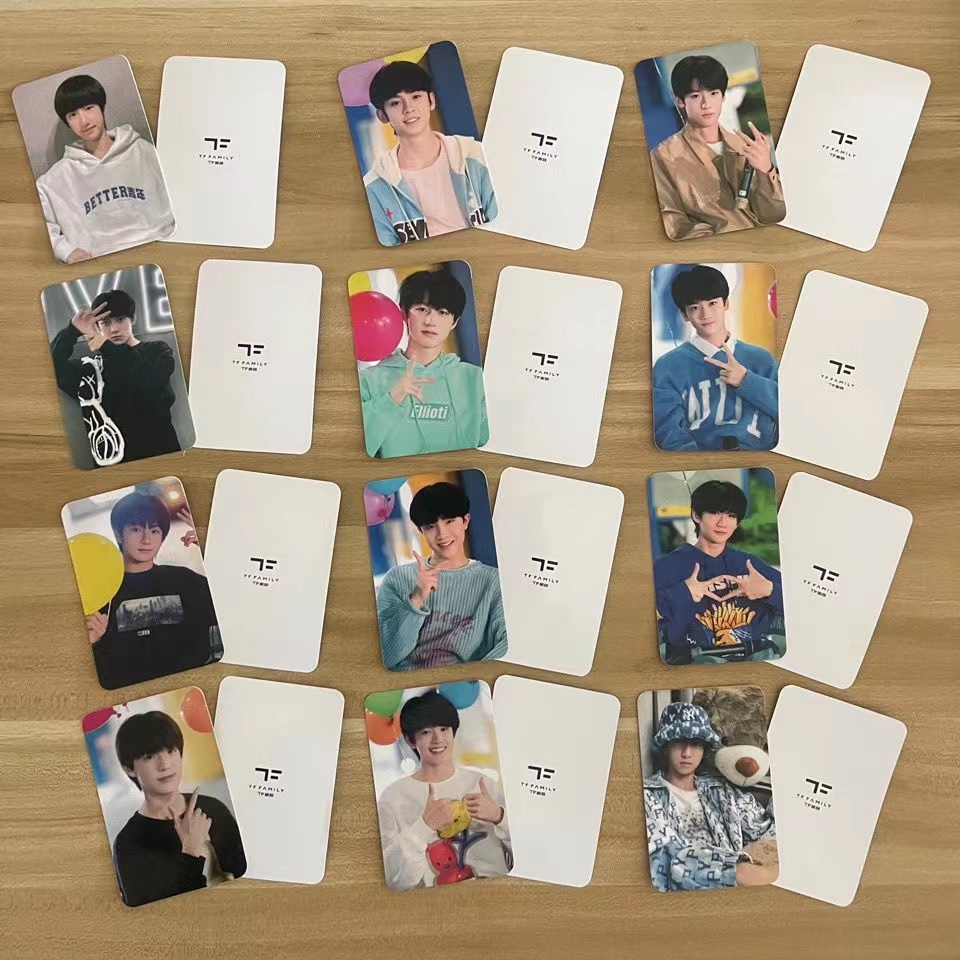 自印小卡tf家族三代朱志鑫张左航迷宫纪念套装高会小卡自印自制非世宜