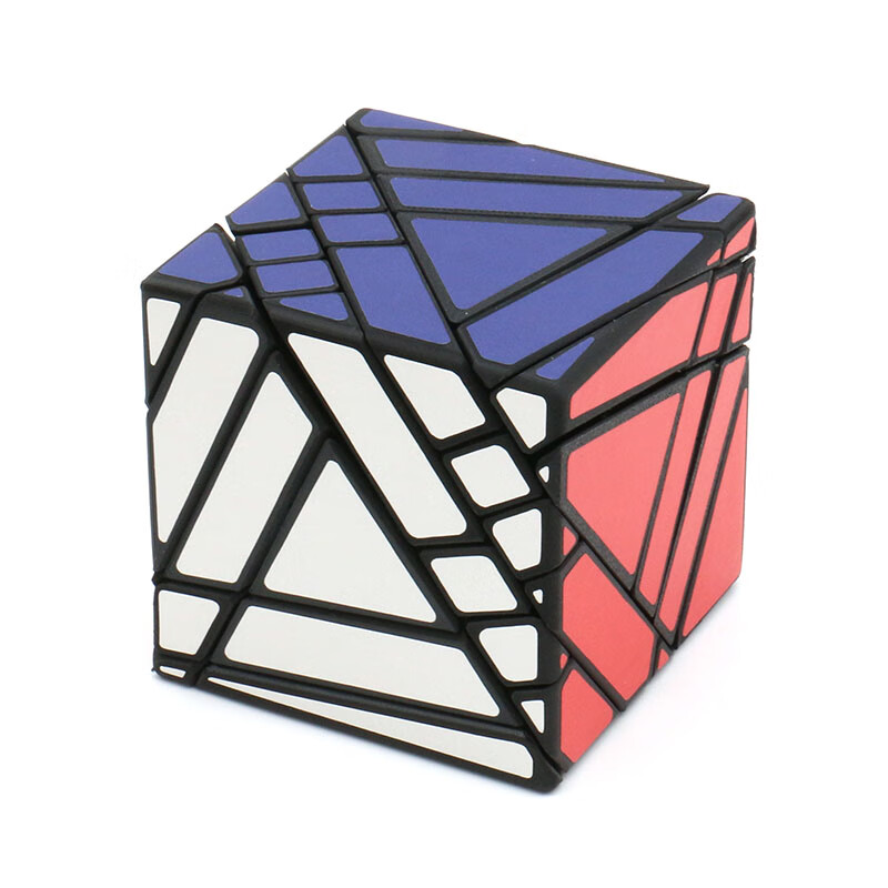 2022新款魔方异形高难度 3d打印四阶鬼魔魔方黑白高难度异形变体儿童