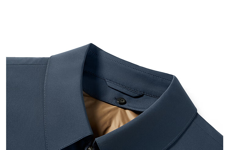 YOUNGOR Men's Winter Goose Down Jacket 90% Down Liner Business Executive Warm Coat 429994 11