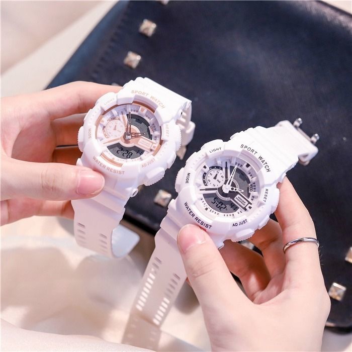 卡西欧联名supreme手表杨紫独角兽女学生韩版简约网红ins学院风防水