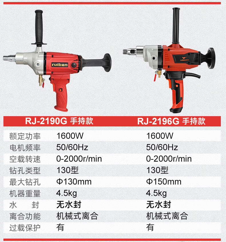 钻孔机混凝土开孔机空调手持台式两用水钻打孔机定制 1【图片 价格