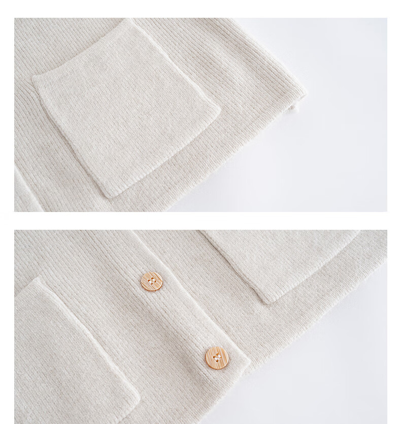 TonLion 2025 Autumn Winter Elegant Simple Knit Cardigan Women Spring Autumn Jacket High-End Youthful Versatile Sweater 10