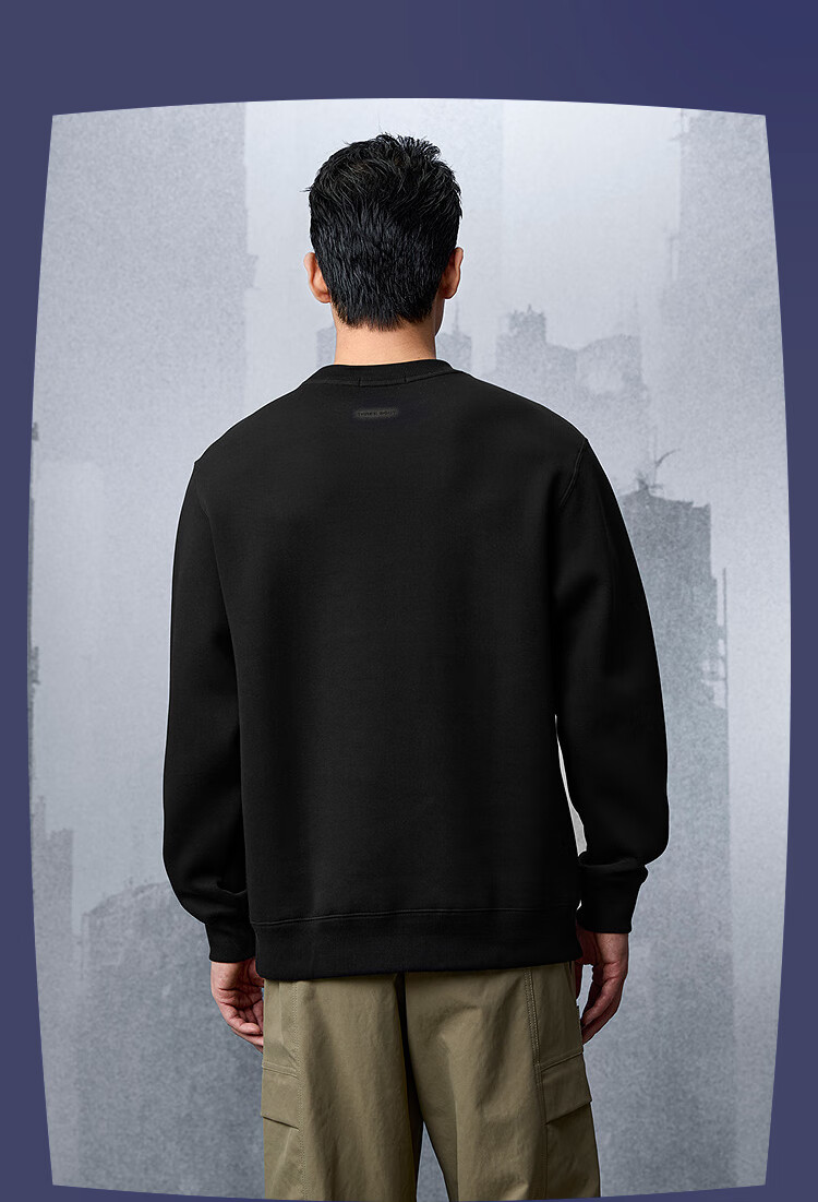 HLA Sweatshirt for Men, Autumn Three-Body Collaboration Series, Round Neck Fashionable Long-Sleeve Men's Wear 5
