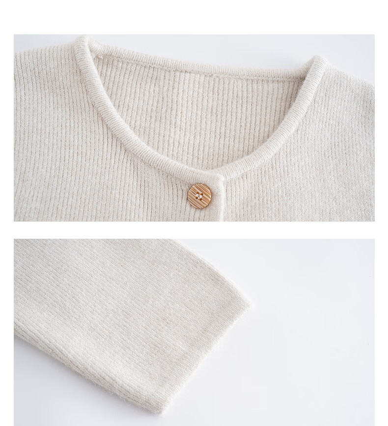 TonLion 2025 Autumn Winter Elegant Simple Knit Cardigan Women Spring Autumn Jacket High-End Youthful Versatile Sweater 9