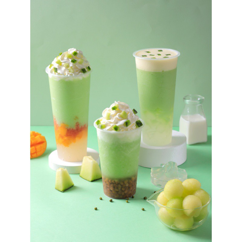 广禧玫珑蜜瓜汁1kg风味饮料蜜瓜味浓浆冲饮商用奶茶店专用原料柳橙汁1