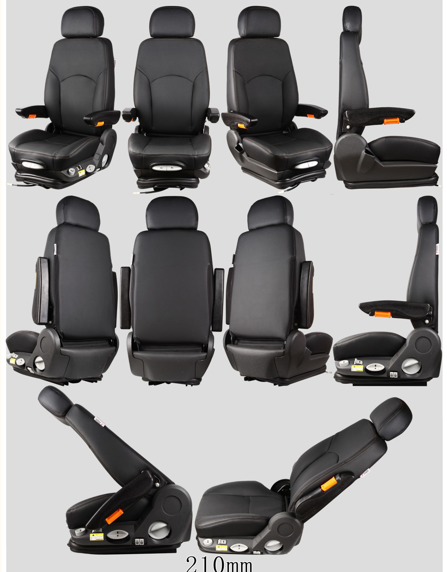 于23适用装载机客车东风福田解放j6卡车货车改装气囊汕德卡航空座椅