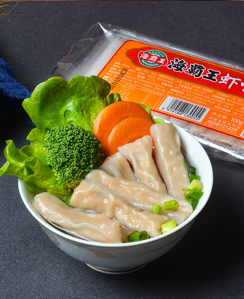 海霸王精装虾味饺速冻丸子关东煮涮火锅配菜商用盒装虾味饺肥宅鲜生