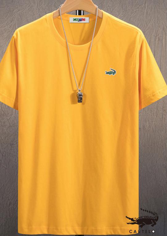 cartelo卡帝乐鳄鱼潮流男装品牌高端短袖t恤男士夏季潮牌2022新款男生