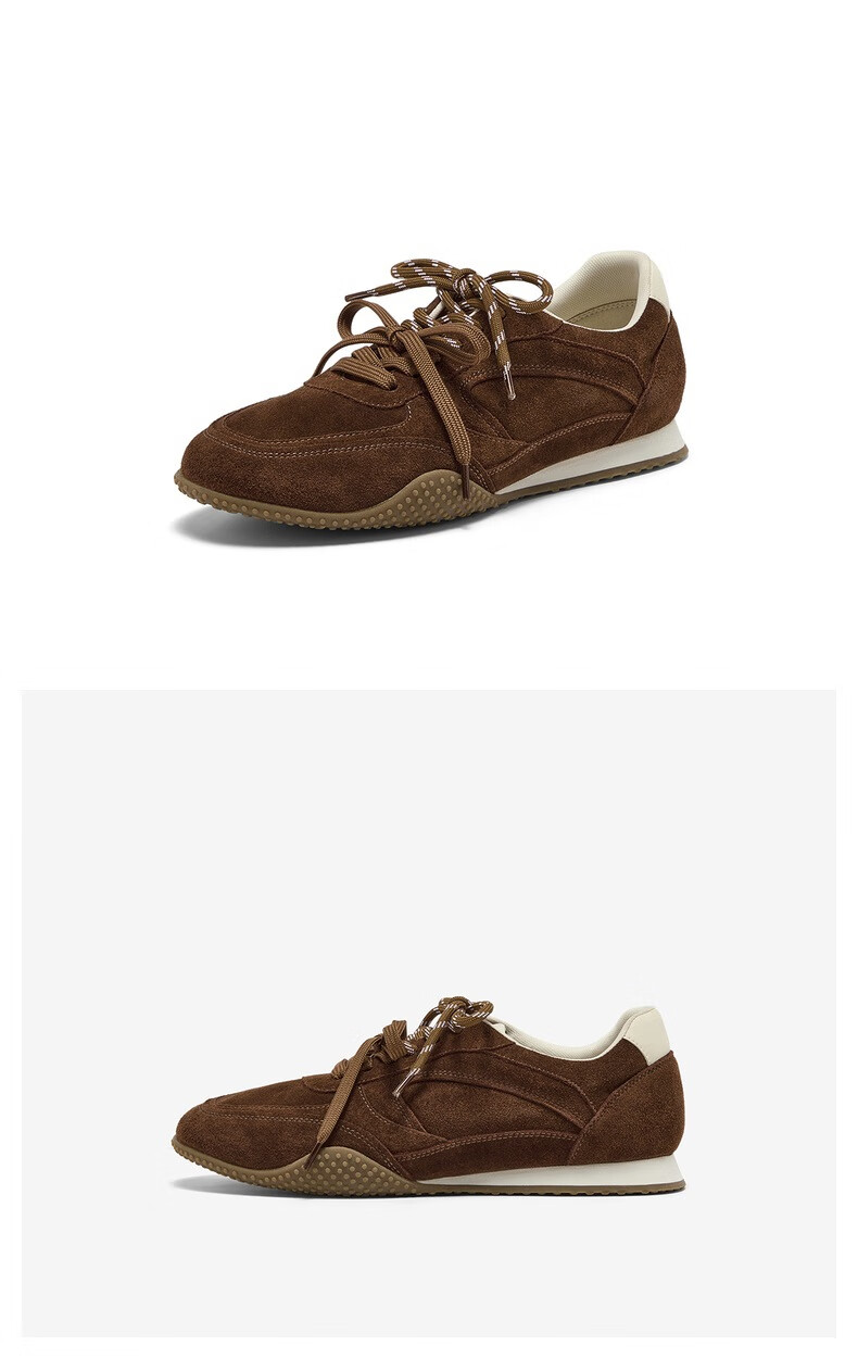 Bata Women's Casual Shoes Spring Autumn Thick Sole Sports Shoes UNX09CM5 Brown Size 38 4