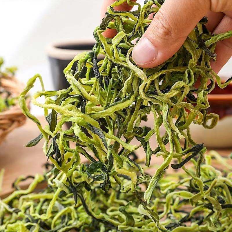 自制青黄瓜干皮片钱干货脱水蔬菜干干菜 无色素脆干黄瓜片500g【图片