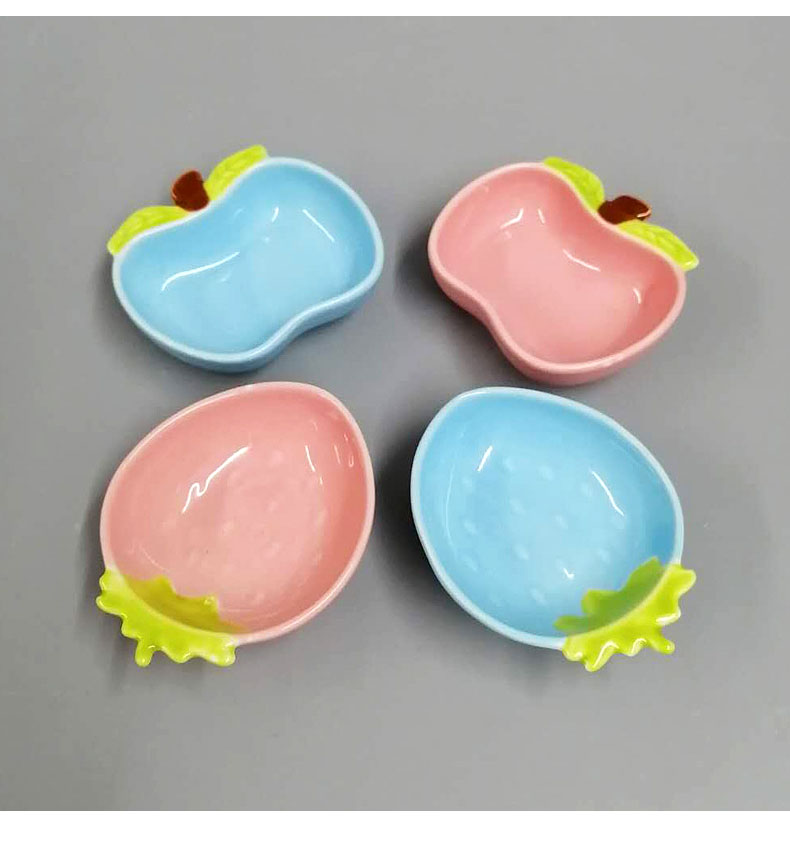 金丝熊饭碗仓鼠陶瓷食盆仓鼠碗粮食盘喂食小宠金丝熊松鼠刺猬食碗饭碗