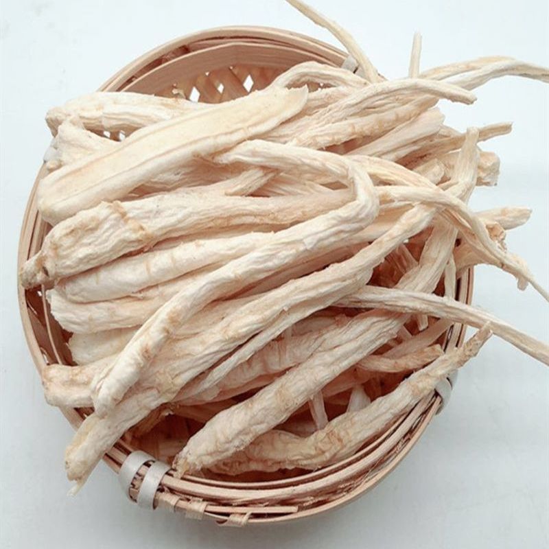 伏牛山特产泡菜野生桔梗干 山芥梗干 到拉基根干桔梗500g新货 2斤干