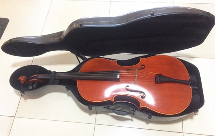 碳纤维大提琴盒防水大提琴包抗压轻便日用琴箱飞机托运琴盒 宽体琴拍