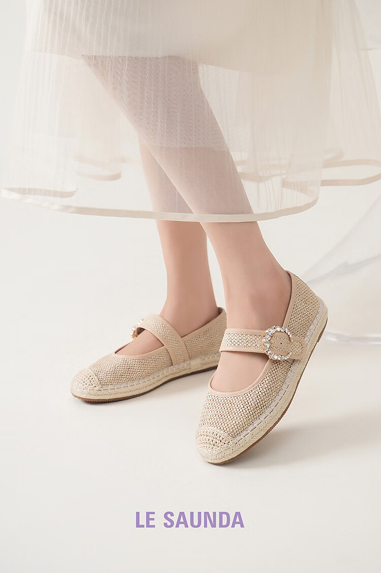 Lairdson Mall Style Casual Hollow-out Fisherman Flats Women 6M19901 Milk Tea Apricot BEF 36 1