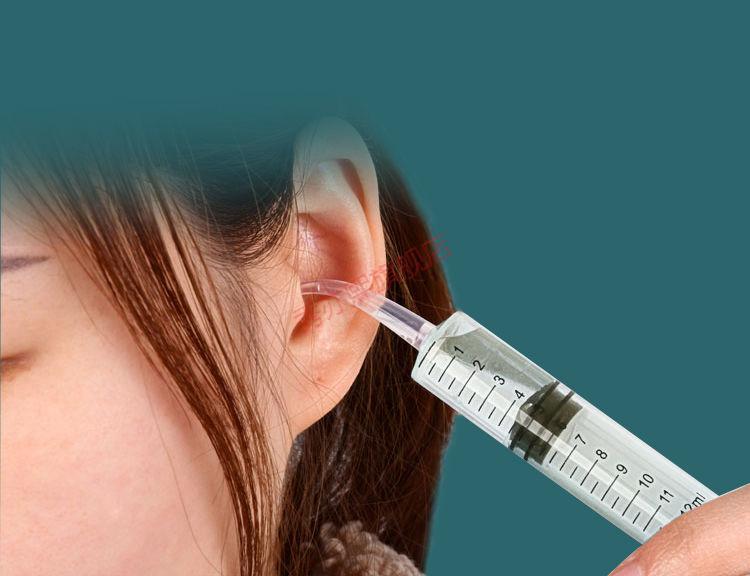 耳朵冲洗器耳道冲洗器外耳道洗耳神器家用采耳工具吸水灌洗耳朵弯头