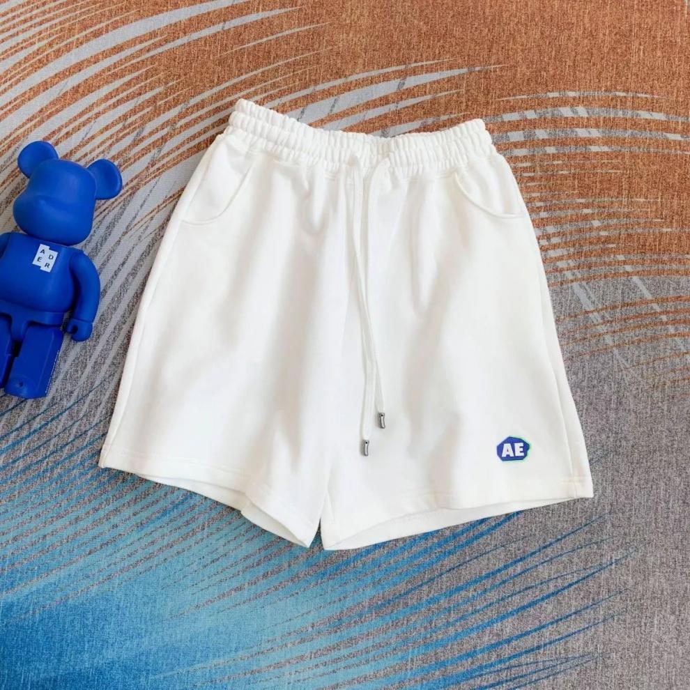 ader官方旗舰薄款夏季五分休闲宽松裤男女同款潮牌情侣休闲皮标短裤