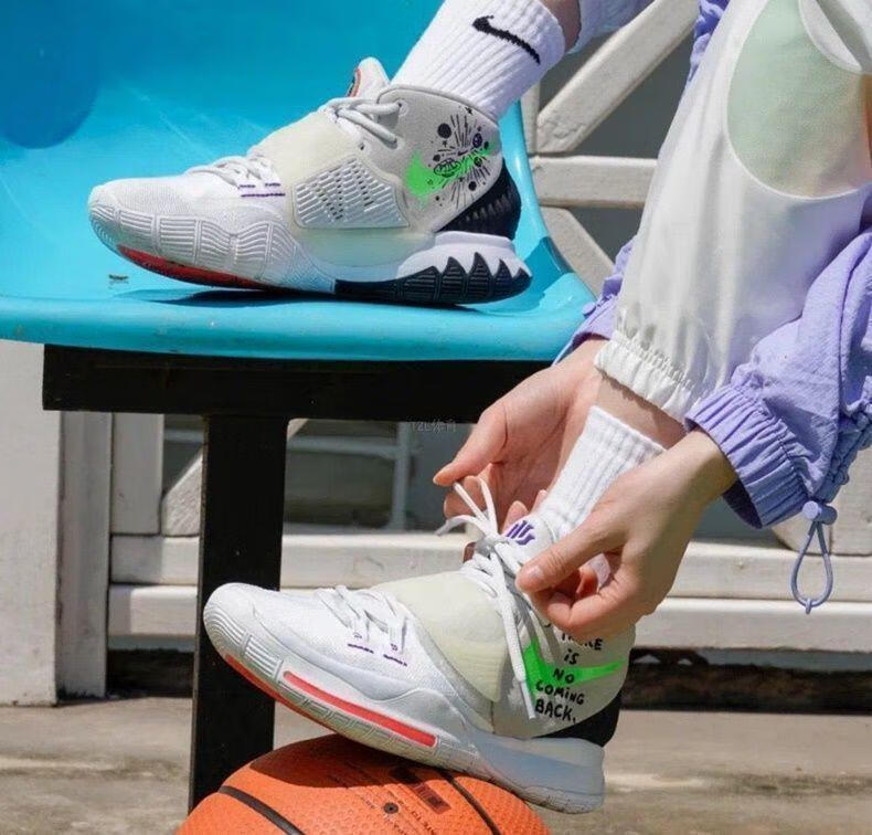 【秋冬季换新】kyrie欧文6代南海岸涂鸦城市限定实战透气气垫篮球鞋