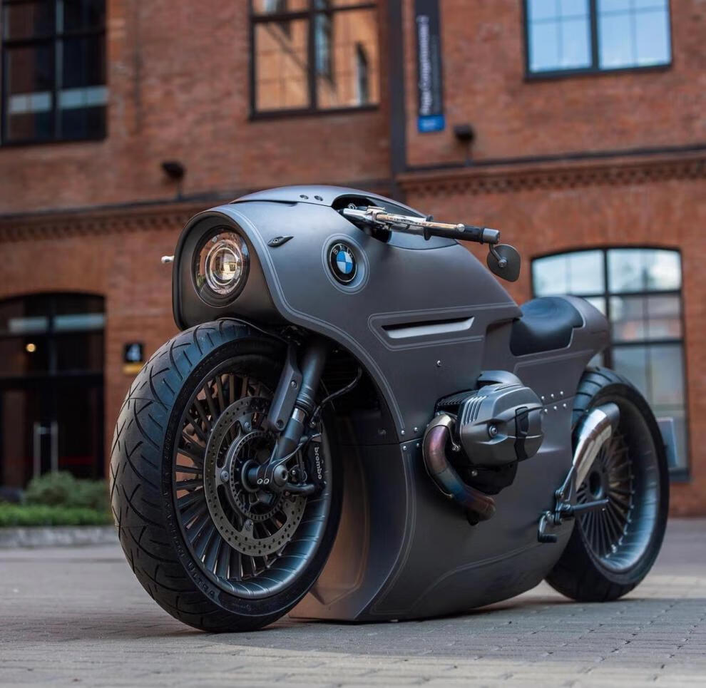 【京闪配送】进口宝马拿铁1200摩托车四缸cb400改装复古街车趴赛重