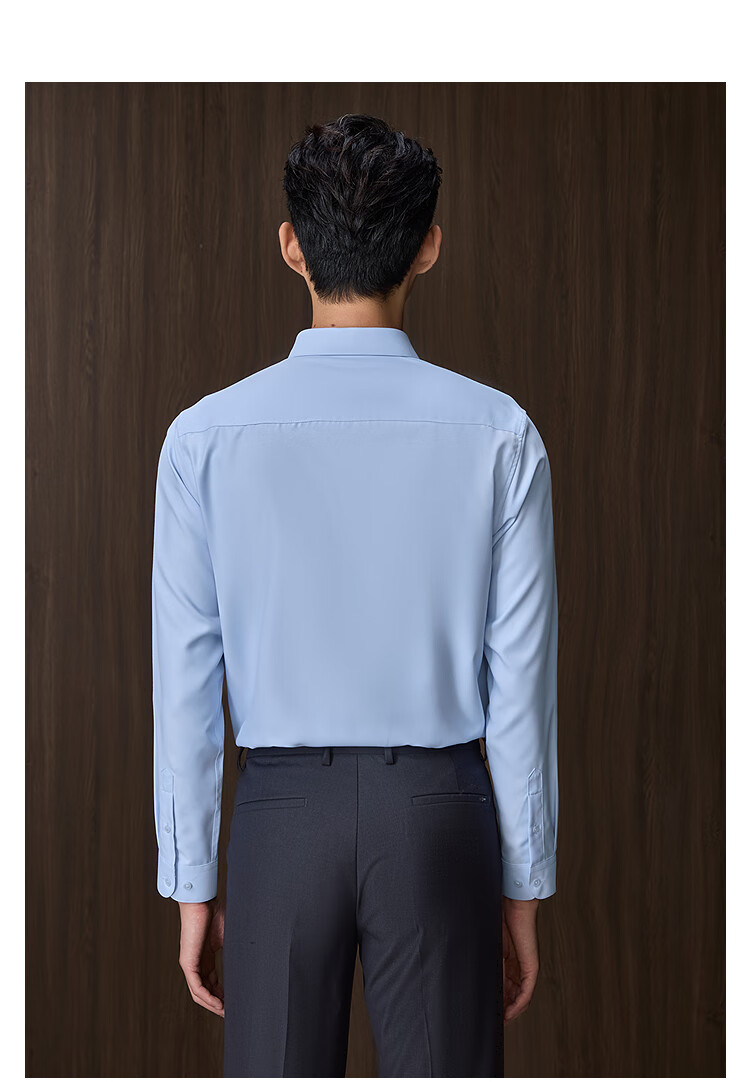 HLA Long-Sleeve Shirt for Men, Autumn Lightweight Business Shirt And Series of Lapel Collar Shirts for Me 4