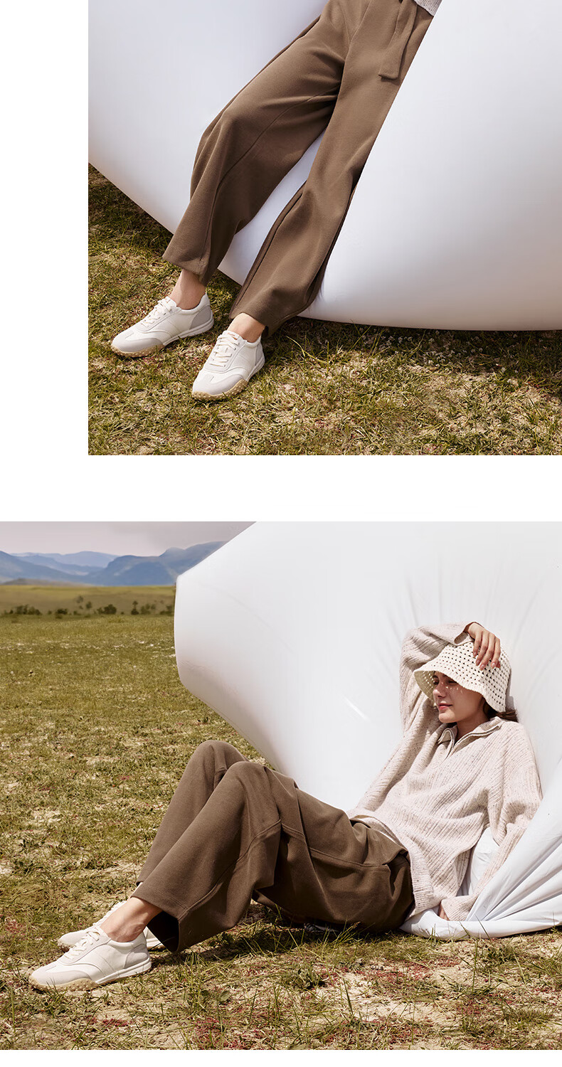 Bata Patented Antibacterial Cowhide And Sheepskin Soft Elastic Couple Casual Training Sports Prince Qichang Mall Matching Single Shoes 2
