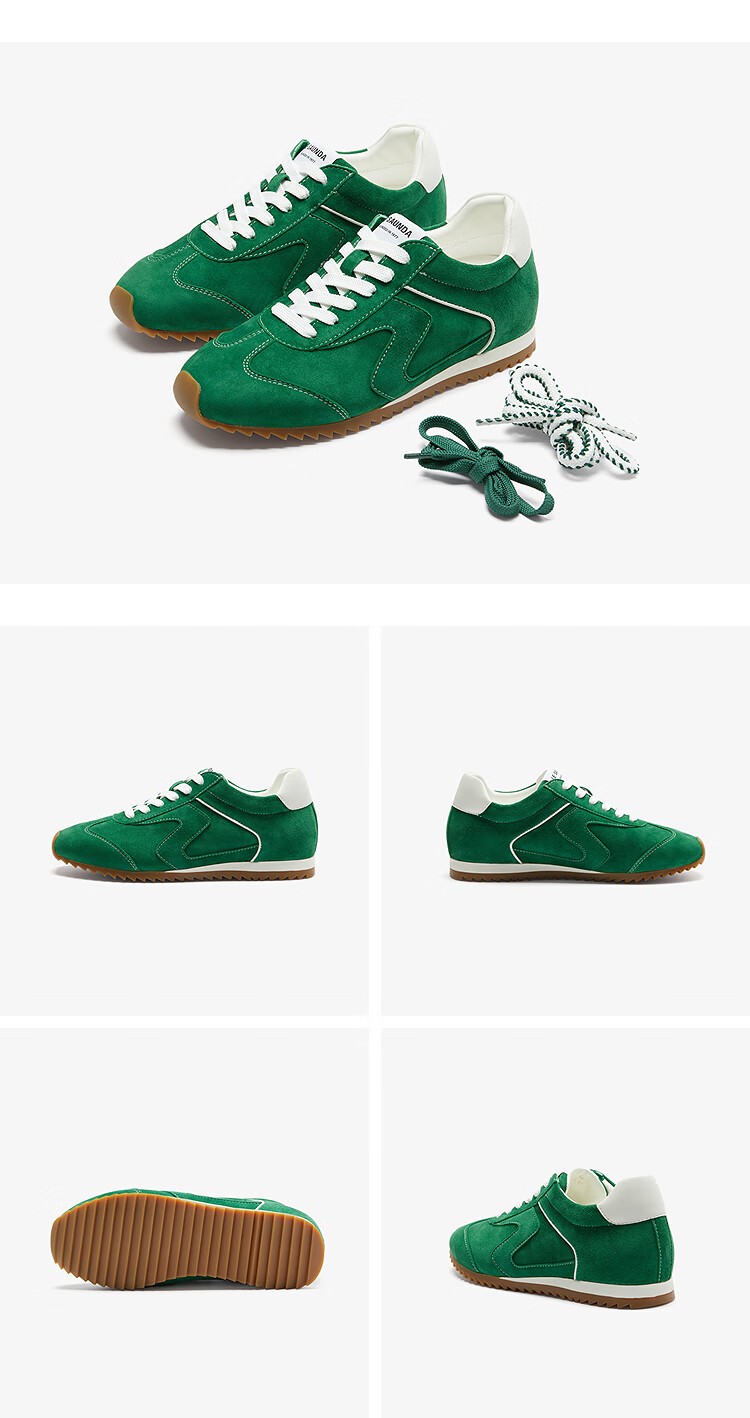 Lyle & Scott Casual Training Agan Shoes Mall Same Style Commuter Height Increasing Women's Shoes 19102 Rust Red BOS 38 9