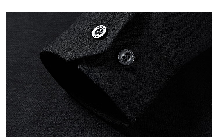 Youngor Antibacterial Antistatic Autumn Winter Men's Machine Washable Wool Business Casual Long Sleeve Polo Shirt 519960 15