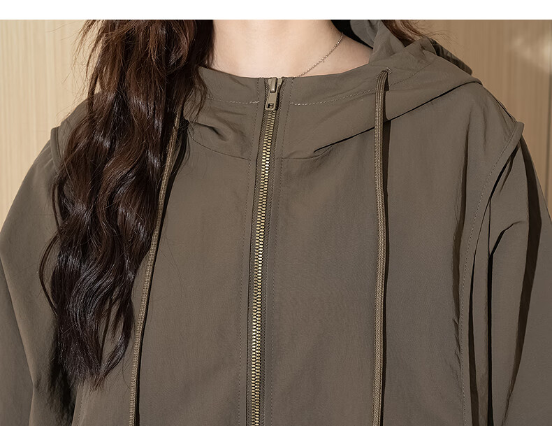 TonLion 2025 Autumn Women's Hooded Short Jacket 10