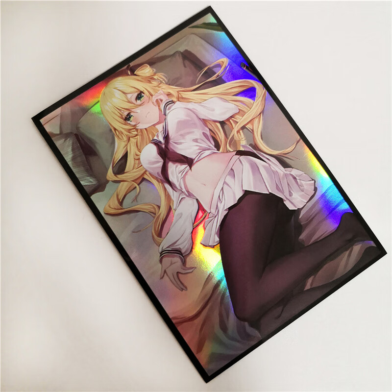 游戏王卡套磨砂内胆定制灰流丽白银姬妹套圣殿的水遣闪刀姬牌套卡片