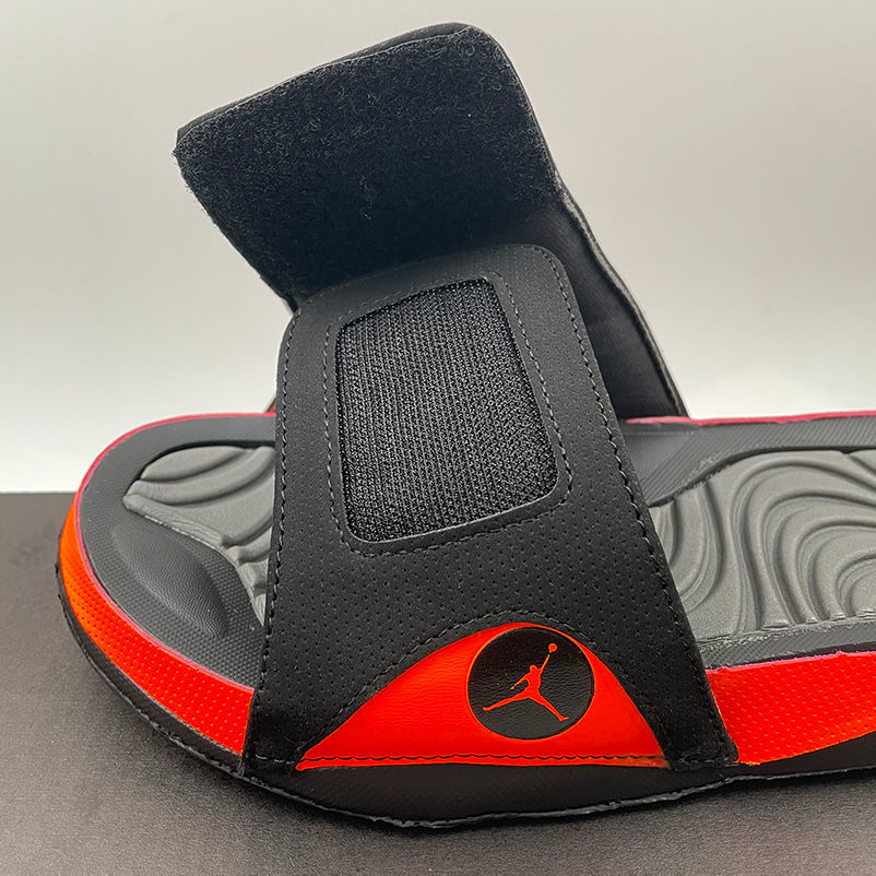 aj拖鞋乔4乔5夏季13代男女飞人篮球运动休闲防滑软底凉拖鞋 6代黑金