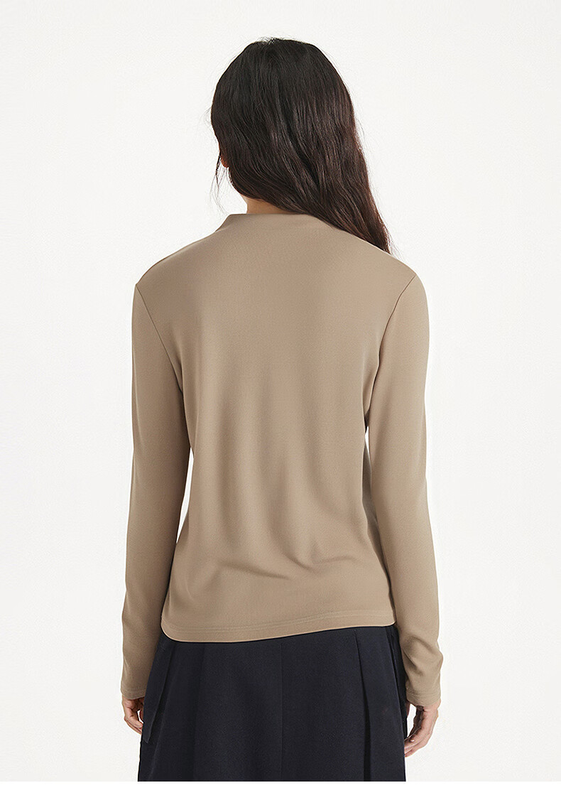 Hotwind Women's Long Sleeve T-Shirt 2025 Autumn New Casual Base Layer Long Tee 10