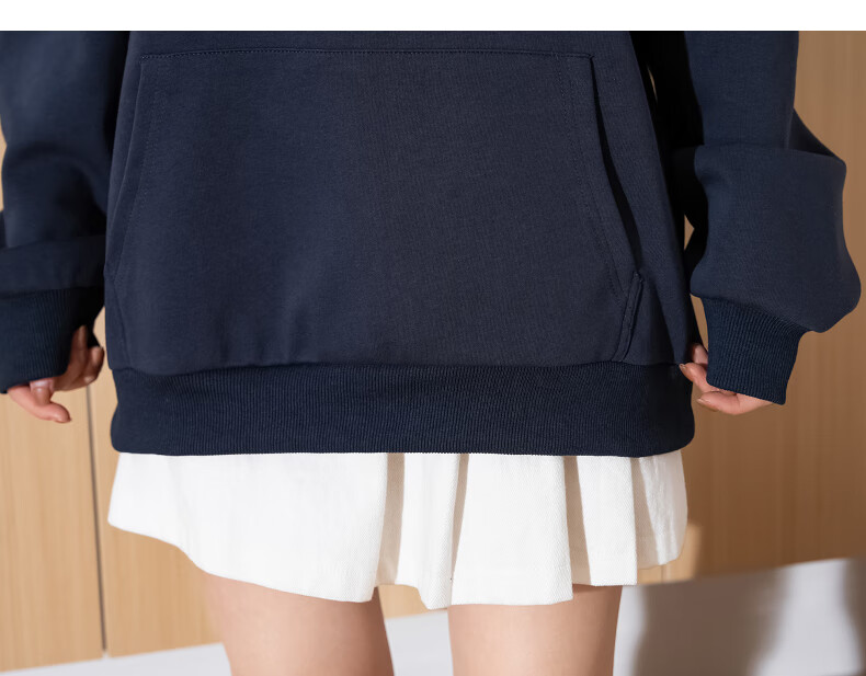 TonLion 2025 Autumn Women's Lapel Color-Block Front Chest College Letter Sweatshirt 13