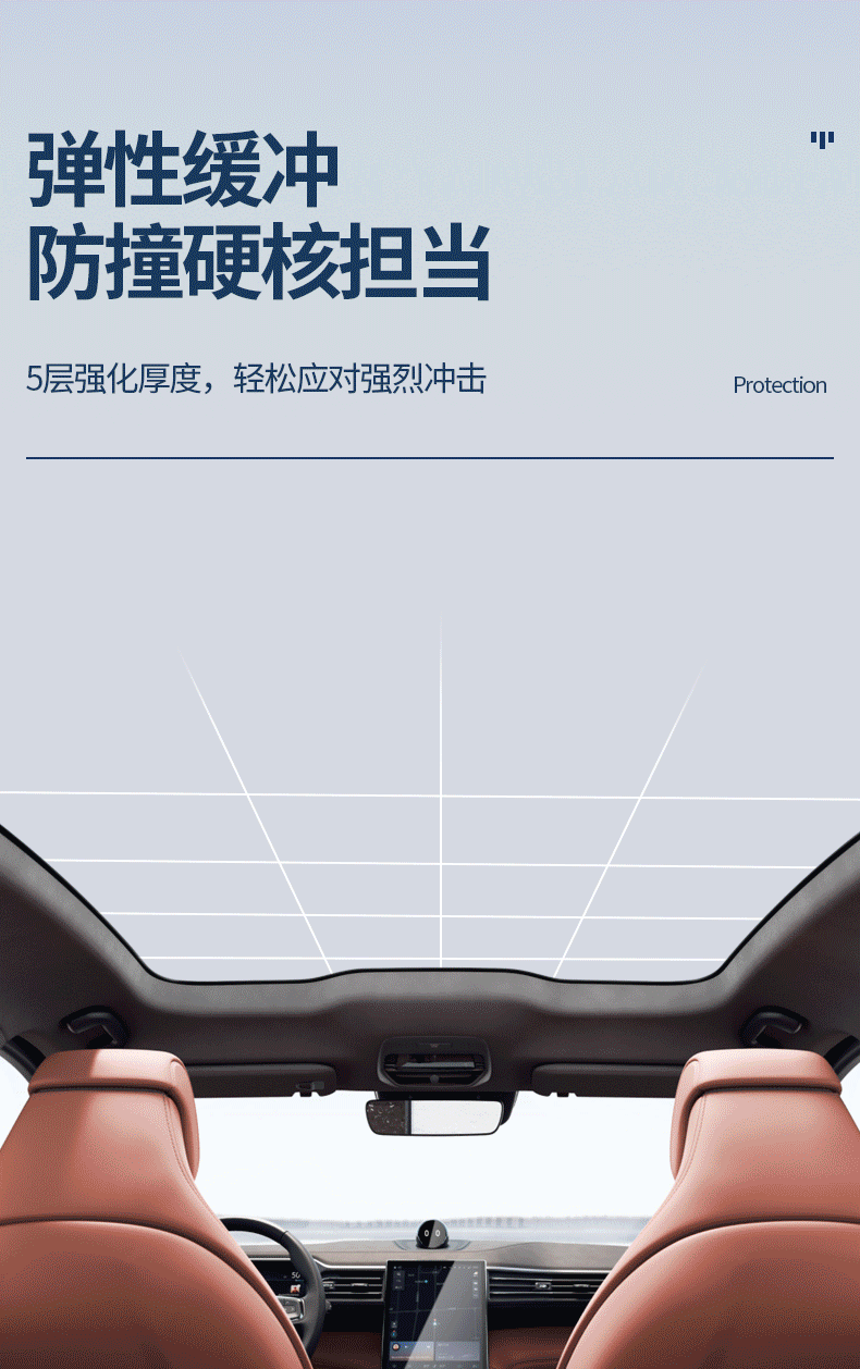 冰甲天窗膜蔚来es8/ec6/es6et7全景天窗冰甲膜防晒遮阳隔热防爆膜天pu