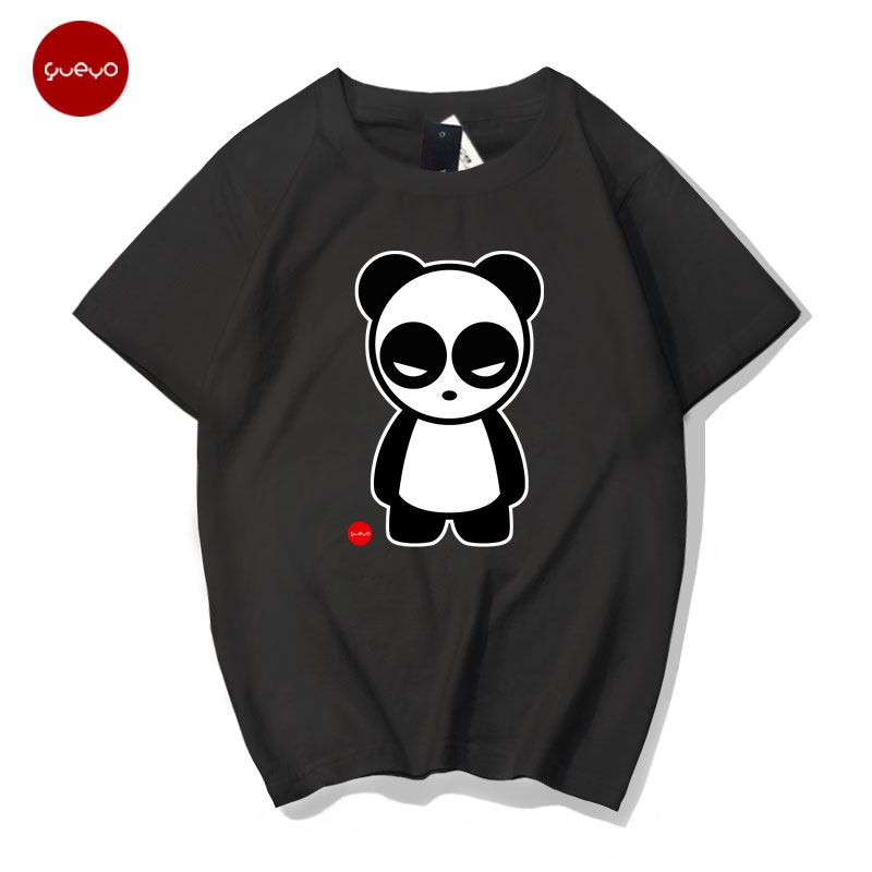 熊猫panda短袖t恤绝地求生衣服情侣半袖男暴力吃鸡panda3d头像蓝色180